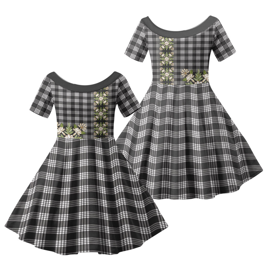 Pauli Hawai'i Palaka Squares Maile Leaf Family Matching Tank Maxi Dress and Hawaiian Shirt Flowers Hawaiian Quilt Patterns