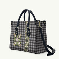 Pauli Hawai'i Palaka Squares Maile Leaf Leather Bag Flowers Hawaiian Quilt Patterns