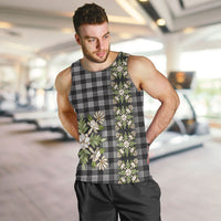 Pauli Hawai'i Palaka Squares Maile Leaf Men Tank Top Flowers Hawaiian Quilt Patterns
