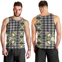 Pauli Hawai'i Palaka Squares Maile Leaf Men Tank Top Flowers Hawaiian Quilt Patterns