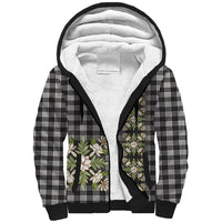 Pauli Hawai'i Palaka Squares Maile Leaf Sherpa Hoodie Flowers Hawaiian Quilt Patterns