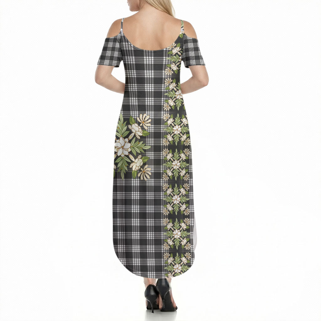 Pauli Hawai'i Palaka Squares Maile Leaf Summer Maxi Dress Flowers Hawaiian Quilt Patterns