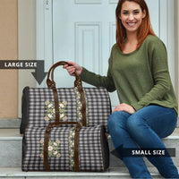 Pauli Hawai'i Palaka Squares Maile Leaf Travel Bag Flowers Hawaiian Quilt Patterns