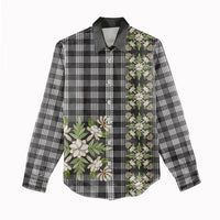 Pauli Hawai'i Palaka Squares Maile Leaf Women Casual Shirt Flowers Hawaiian Quilt Patterns