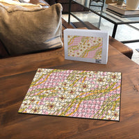 Akala Hamele Palaka Plumeria Puzzle Puakenikeni and Maile Lei