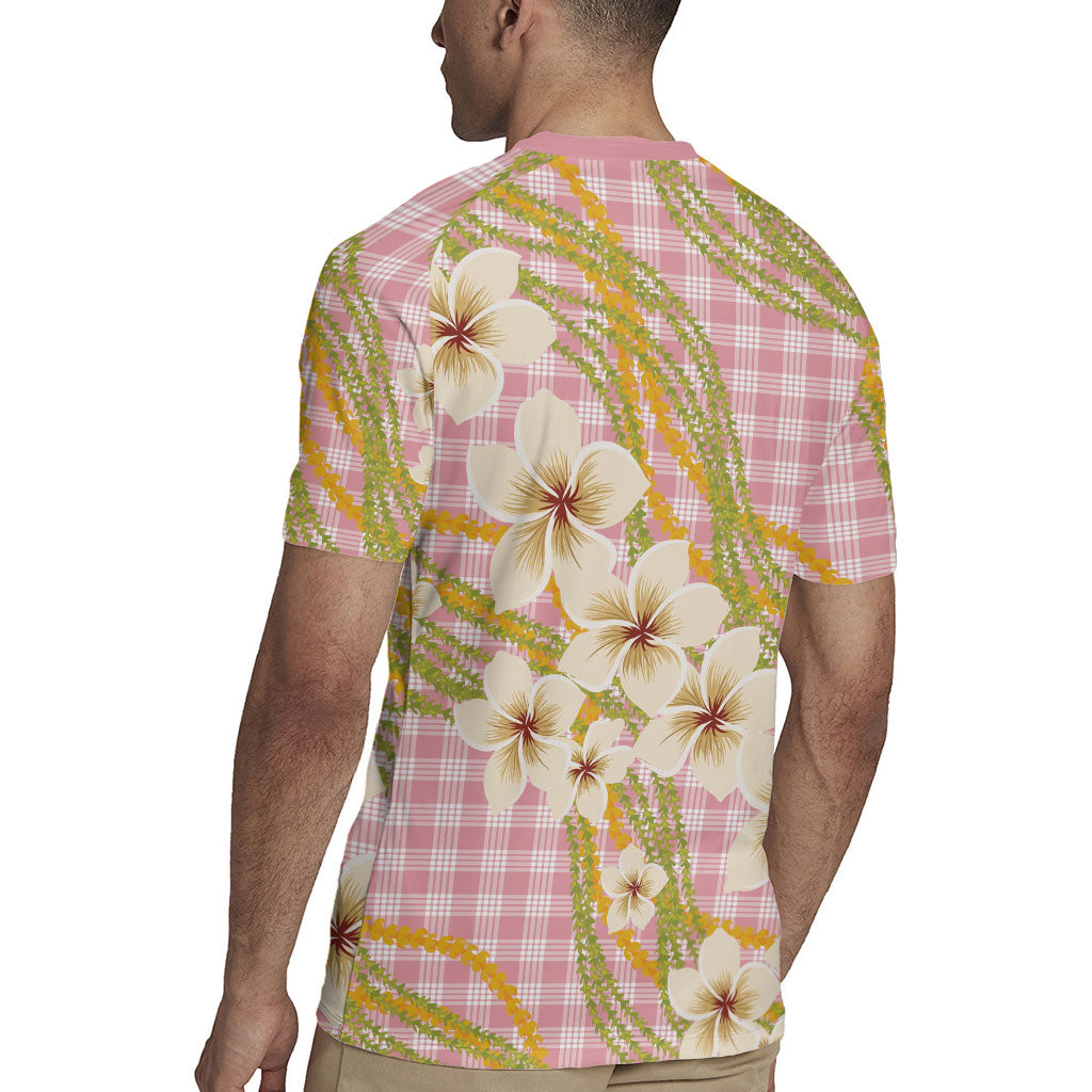 Akala Hamele Palaka Plumeria Rugby Jersey Puakenikeni and Maile Lei