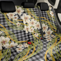 Ele'ele Hawai'i Palaka Plumeria Back Car Seat Cover Puakenikeni and Maile Lei