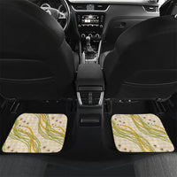 Melemele Ahiahia Hawai'i Palaka Plumeria Car Mats Puakenikeni and Maile Lei