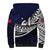 Custom Samoa Rugby Pacific Sherpa Hoodie Samoan Warrior Tribal Pattern