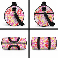 Palaka with Honu and Hibiscus Duffle Bag Hawaiian Heritage Spirit LT9 - Polynesian Pride
