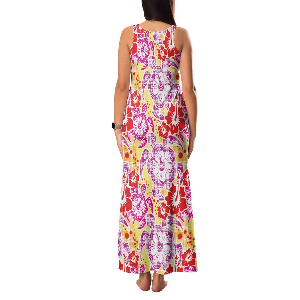 Palaka with Honu and Hibiscus Family Matching Tank Maxi Dress and Hawaiian Shirt Hawaiian Heritage Spirit LT9 - Polynesian Pride
