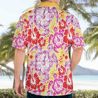 Palaka with Honu and Hibiscus Hawaiian Shirt Hawaiian Heritage Spirit - Polynesian Pride