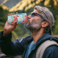 Palaka with Honu and Plumeria 4 in 1 Can Cooler Tumbler Hawaiian Heritage Spirit - Polynesian Pride