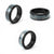 Blue Palaka Crane and Flowers Spinner Ring Japan Heritage Spirit - Polynesian Pride