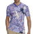 Purple Palaka Crane and Flowers Rugby Jersey Japan Heritage Spirit - Polynesian Pride