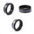 Purple Palaka Crane and Flowers Spinner Ring Japan Heritage Spirit - Polynesian Pride