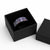 Purple Palaka Crane and Flowers Spinner Ring Japan Heritage Spirit - Polynesian Pride