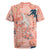Red Palaka Crane and Flowers Rugby Jersey Japan Heritage Spirit - Polynesian Pride