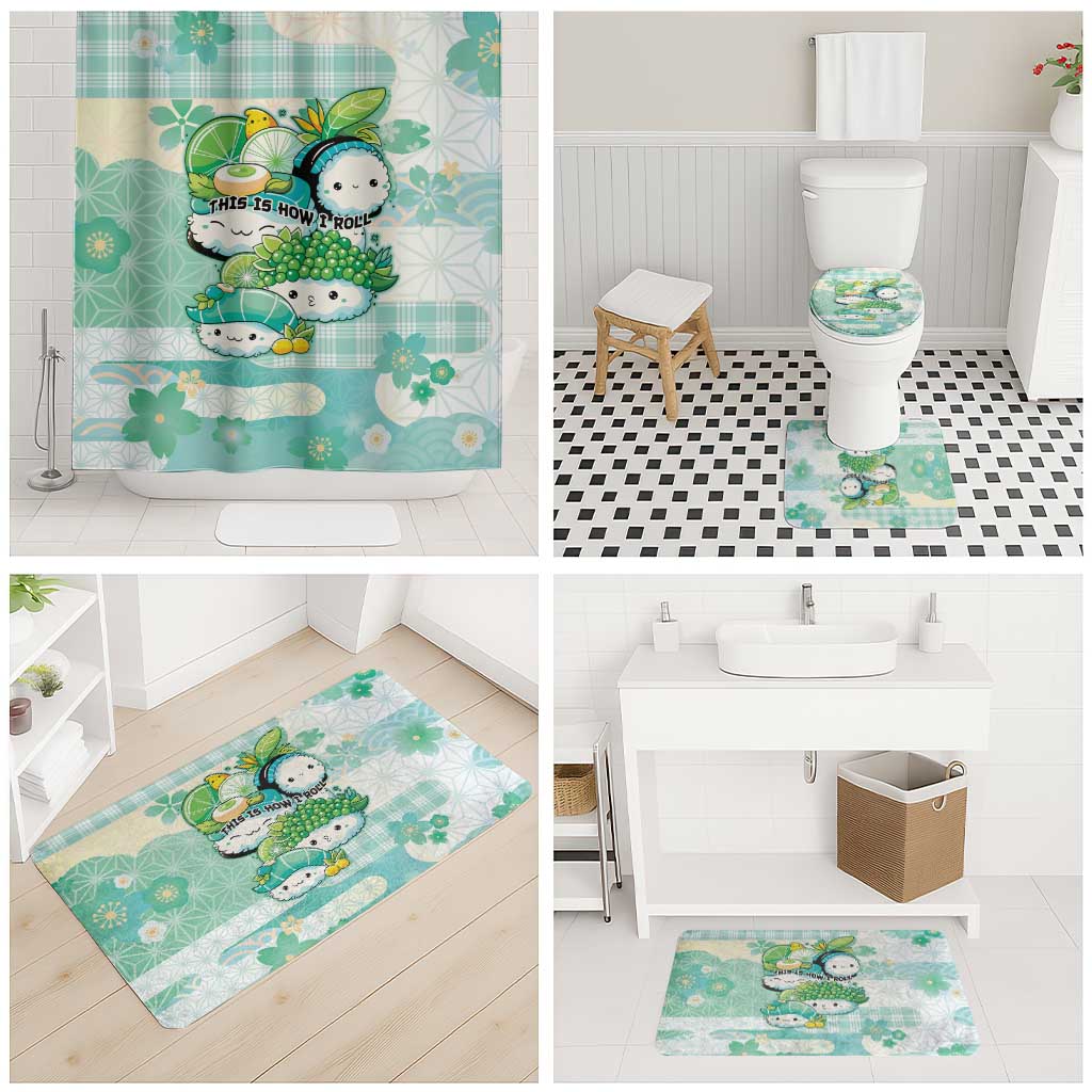Japanese Kawaii Sushi Bathroom Set Green Wagara Palaka This Is How I Roll