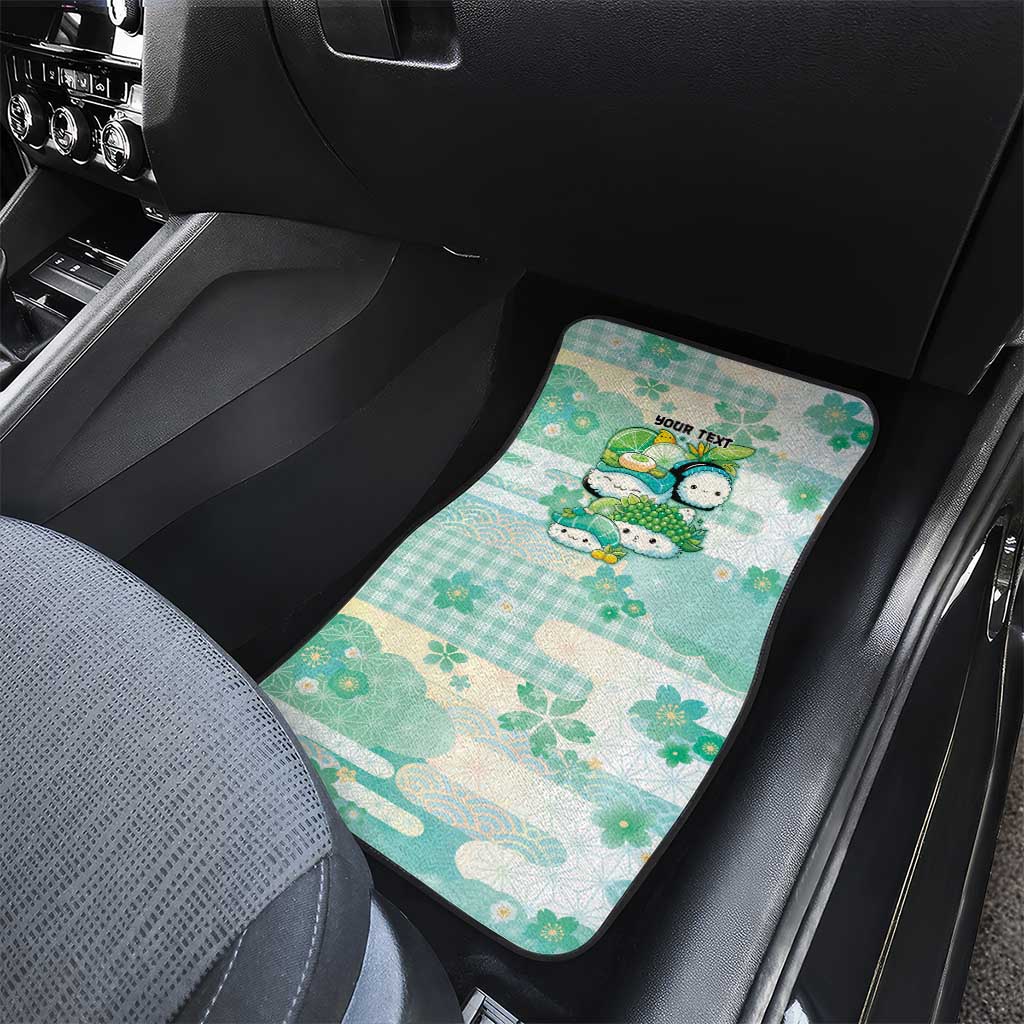 Personalized Japanese Kawaii Sushi Car Mats Green Wagara Palaka This Is How I Roll