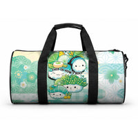 Japanese Kawaii Sushi Duffle Bag Green Wagara Palaka This Is How I Roll LT9 One size Green - Polynesian Pride