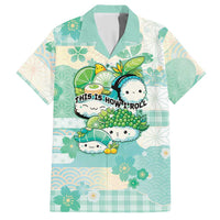 Personalized Japanese Kawaii Sushi Hawaiian Shirt Green Wagara Palaka This Is How I Roll