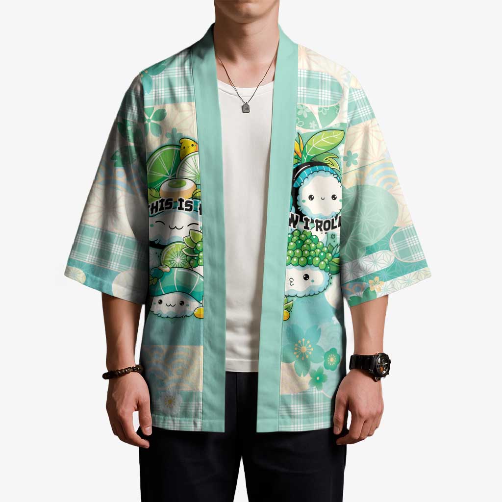 Personalized Japanese Kawaii Sushi Kimono Green Wagara Palaka This Is How I Roll