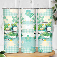 Personalized Japanese Kawaii Sushi Skinny Tumbler Green Wagara Palaka This Is How I Roll LT9 - Polynesian Pride