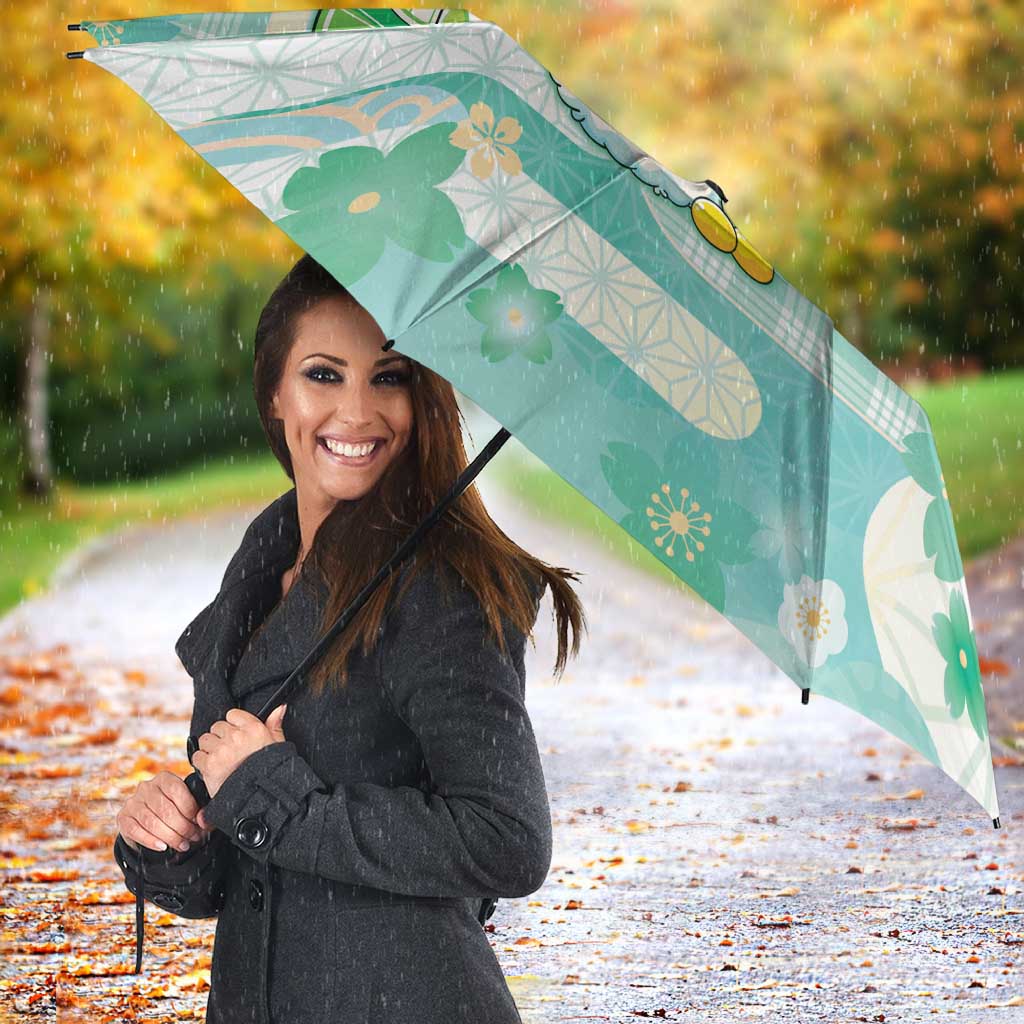 Japanese Kawaii Sushi Umbrella Green Wagara Palaka This Is How I Roll LT9 - Polynesian Pride