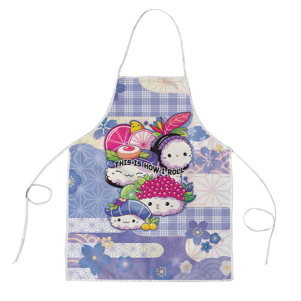 Japanese Kawaii Sushi Apron Blue Wagara Palaka This Is How I Roll