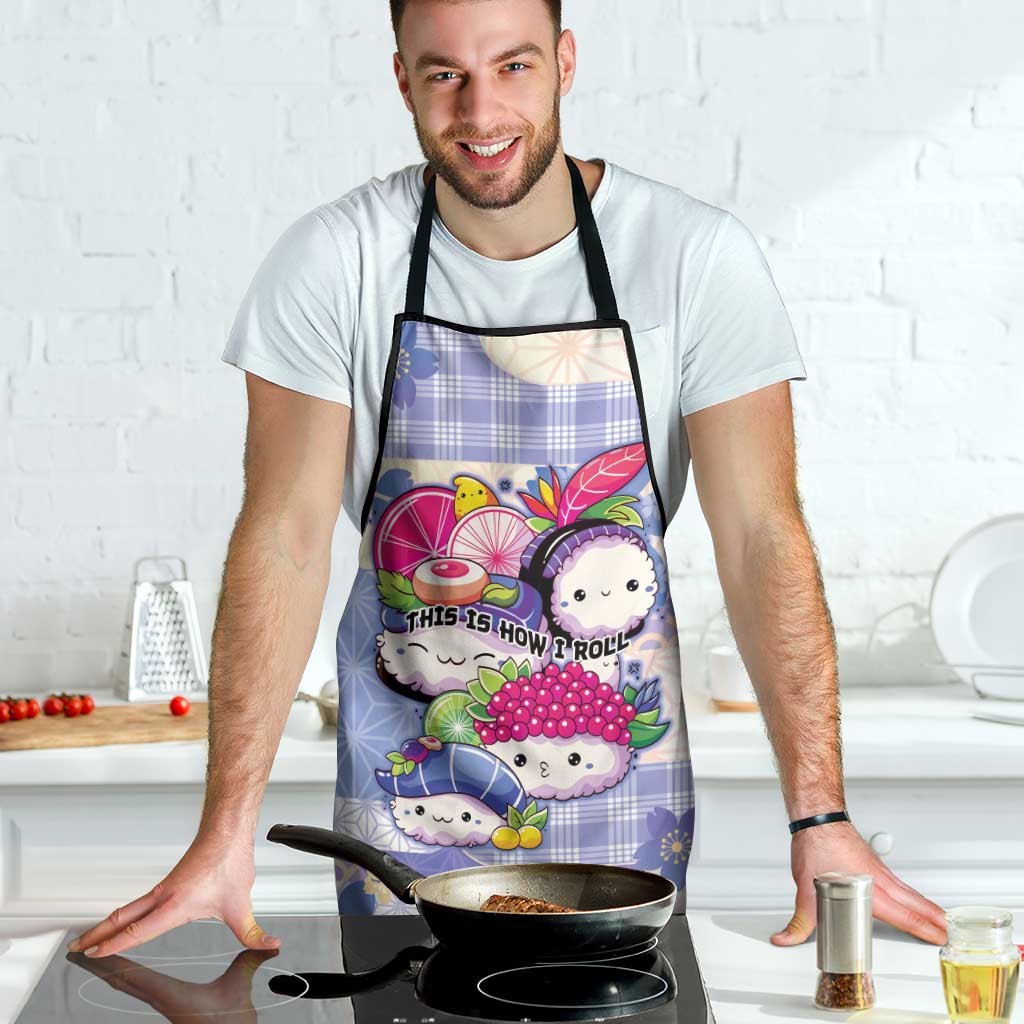 Japanese Kawaii Sushi Apron Blue Wagara Palaka This Is How I Roll