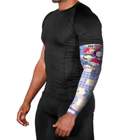 Personalized Japanese Kawaii Sushi Arm Sleeves Blue Wagara Palaka This Is How I Roll