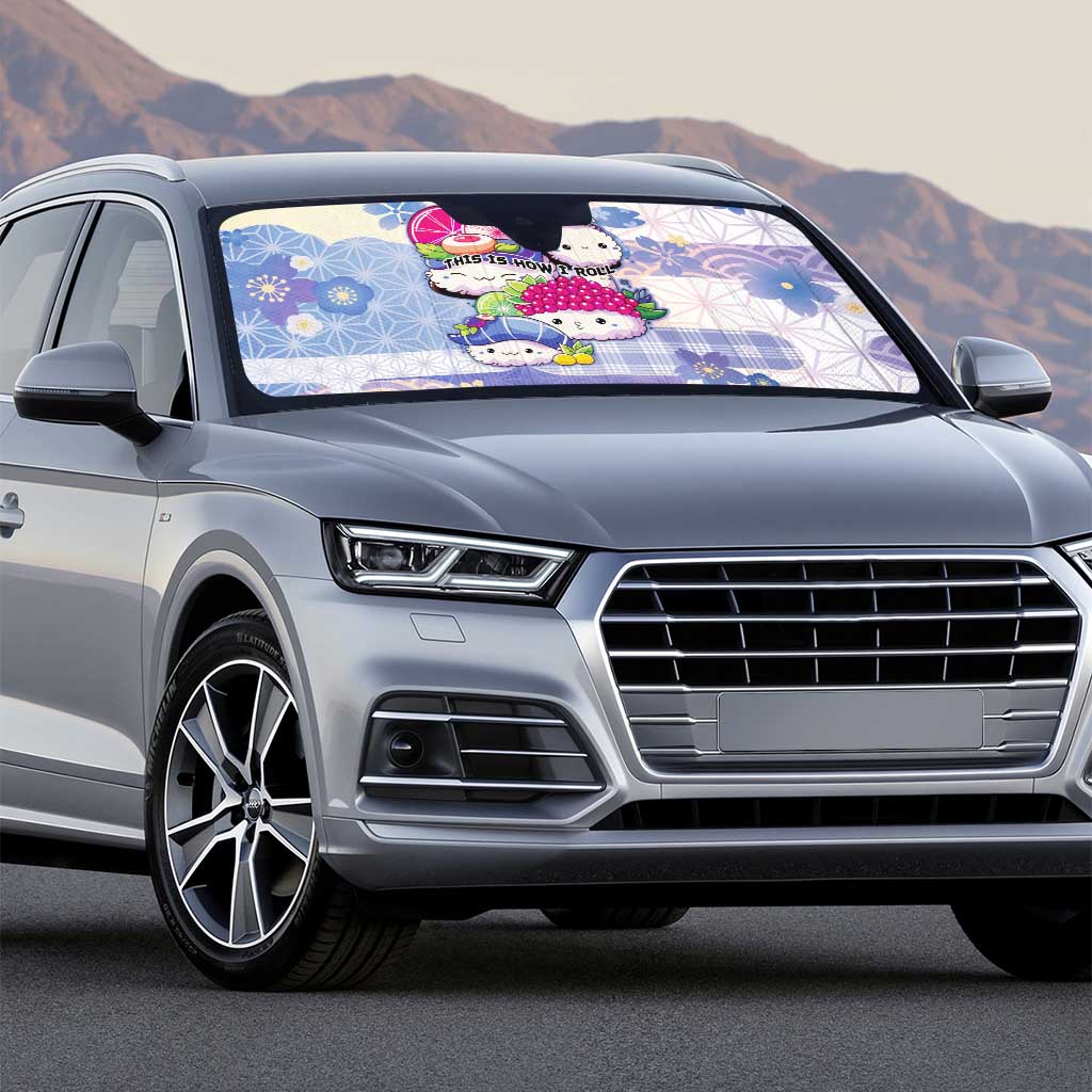 Japanese Kawaii Sushi Auto Sun Shade Blue Wagara Palaka This Is How I Roll