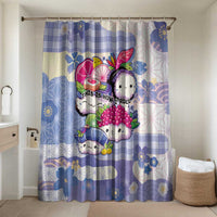 Japanese Kawaii Sushi Bathroom Set Blue Wagara Palaka This Is How I Roll LT9 Shower Curtain Only Blue - Polynesian Pride