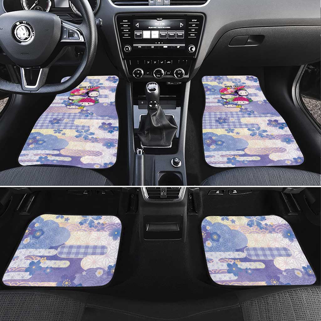 Personalized Japanese Kawaii Sushi Car Mats Blue Wagara Palaka This Is How I Roll