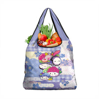 Japanese Kawaii Sushi Grocery Bag Blue Wagara Palaka This Is How I Roll