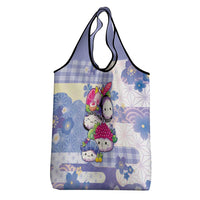 Japanese Kawaii Sushi Grocery Bag Blue Wagara Palaka This Is How I Roll