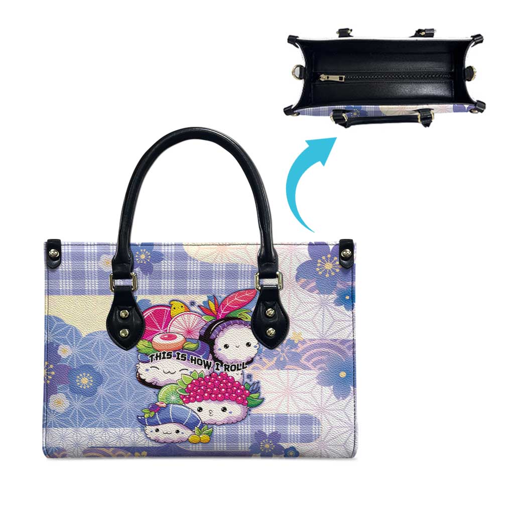 Japanese Kawaii Sushi Leather Bag Blue Wagara Palaka This Is How I Roll