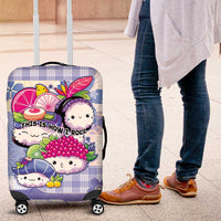 Japanese Kawaii Sushi Luggage Cover Blue Wagara Palaka This Is How I Roll