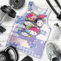 Personalized Japanese Kawaii Sushi Men Tank Top Blue Wagara Palaka This Is How I Roll LT9 - Polynesian Pride