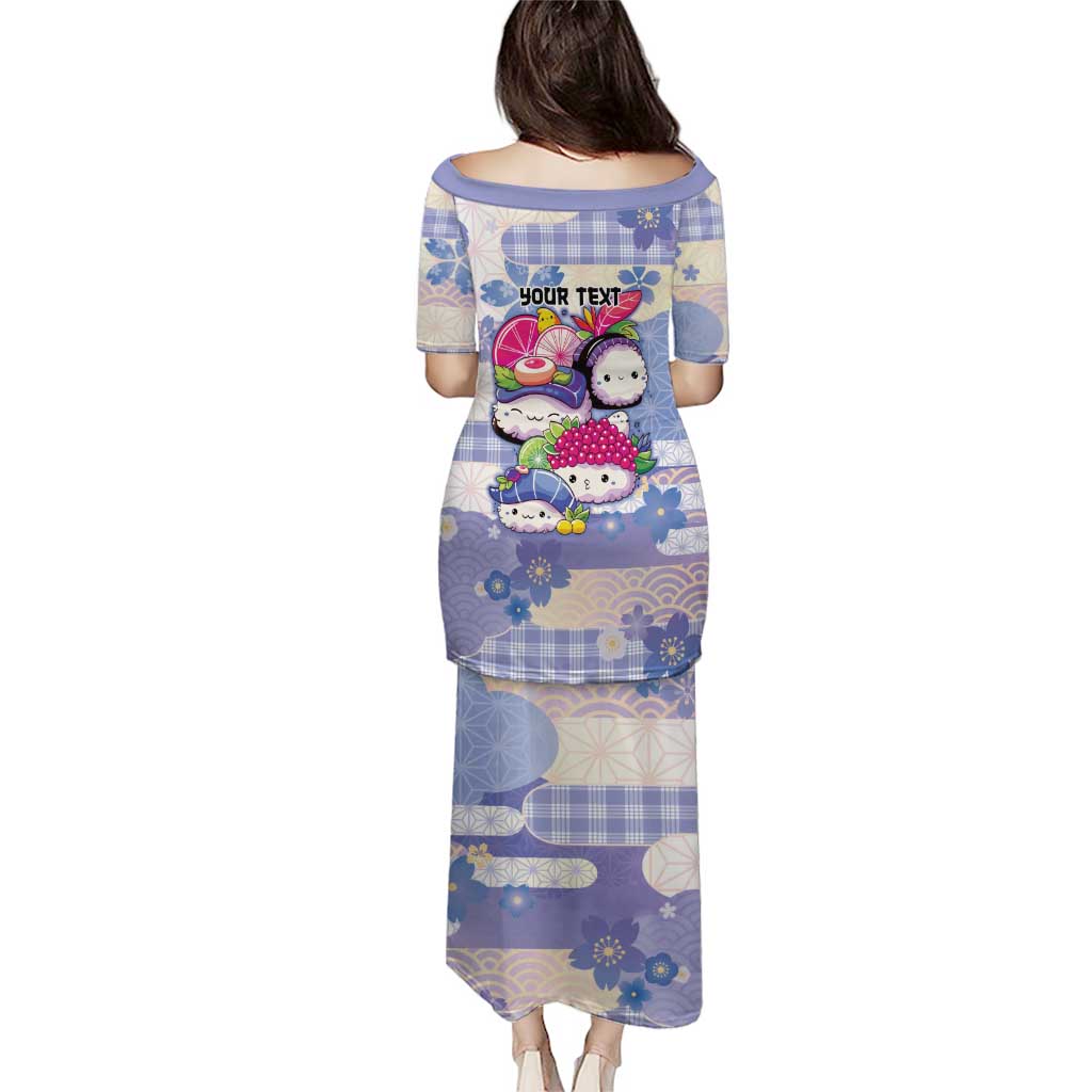 Personalized Japanese Kawaii Sushi Puletasi Blue Wagara Palaka This Is How I Roll