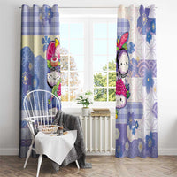Japanese Kawaii Sushi Window Curtain Blue Wagara Palaka This Is How I Roll