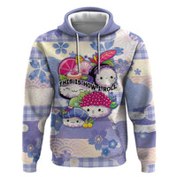 Personalized Japanese Kawaii Sushi Zip Hoodie Blue Wagara Palaka This Is How I Roll