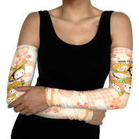 Personalized Japanese Kawaii Sushi Arm Sleeves Peach Wagara Palaka This Is How I Roll LT9 - Polynesian Pride