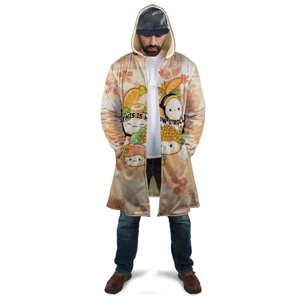 Personalized Japanese Kawaii Sushi Cloak Peach Wagara Palaka This Is How I Roll
