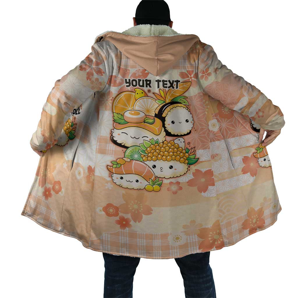Personalized Japanese Kawaii Sushi Cloak Peach Wagara Palaka This Is How I Roll