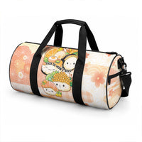 Japanese Kawaii Sushi Duffle Bag Peach Wagara Palaka This Is How I Roll LT9 - Polynesian Pride