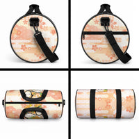 Japanese Kawaii Sushi Duffle Bag Peach Wagara Palaka This Is How I Roll LT9 - Polynesian Pride