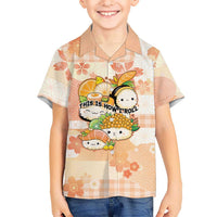 Personalized Japanese Kawaii Sushi Family Matching Tank Maxi Dress and Hawaiian Shirt Peach Wagara Palaka This Is How I Roll