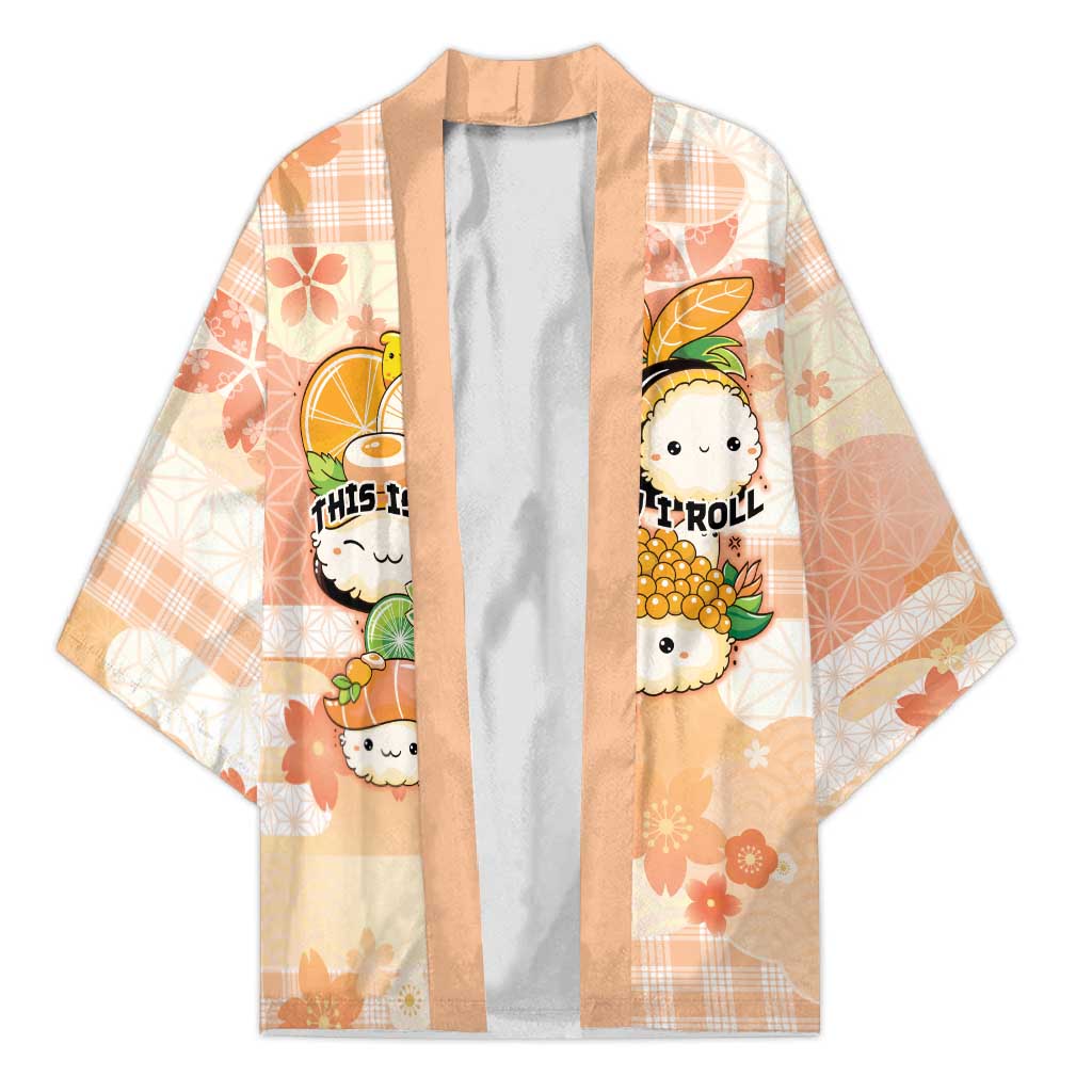 Personalized Japanese Kawaii Sushi Kimono Peach Wagara Palaka This Is How I Roll